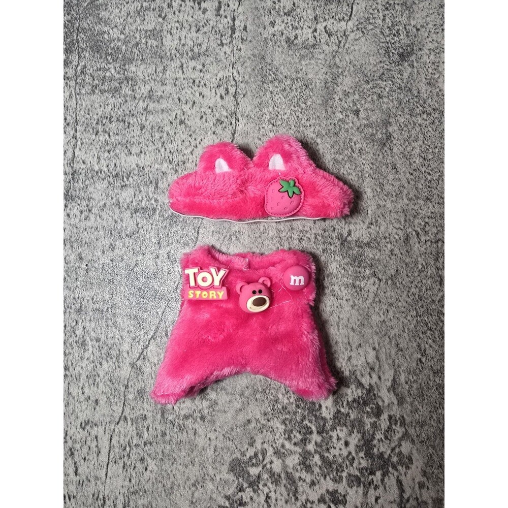 Labubu Toy Story Inspired Pink Outfit  (Doll not included) Lotso M&M
